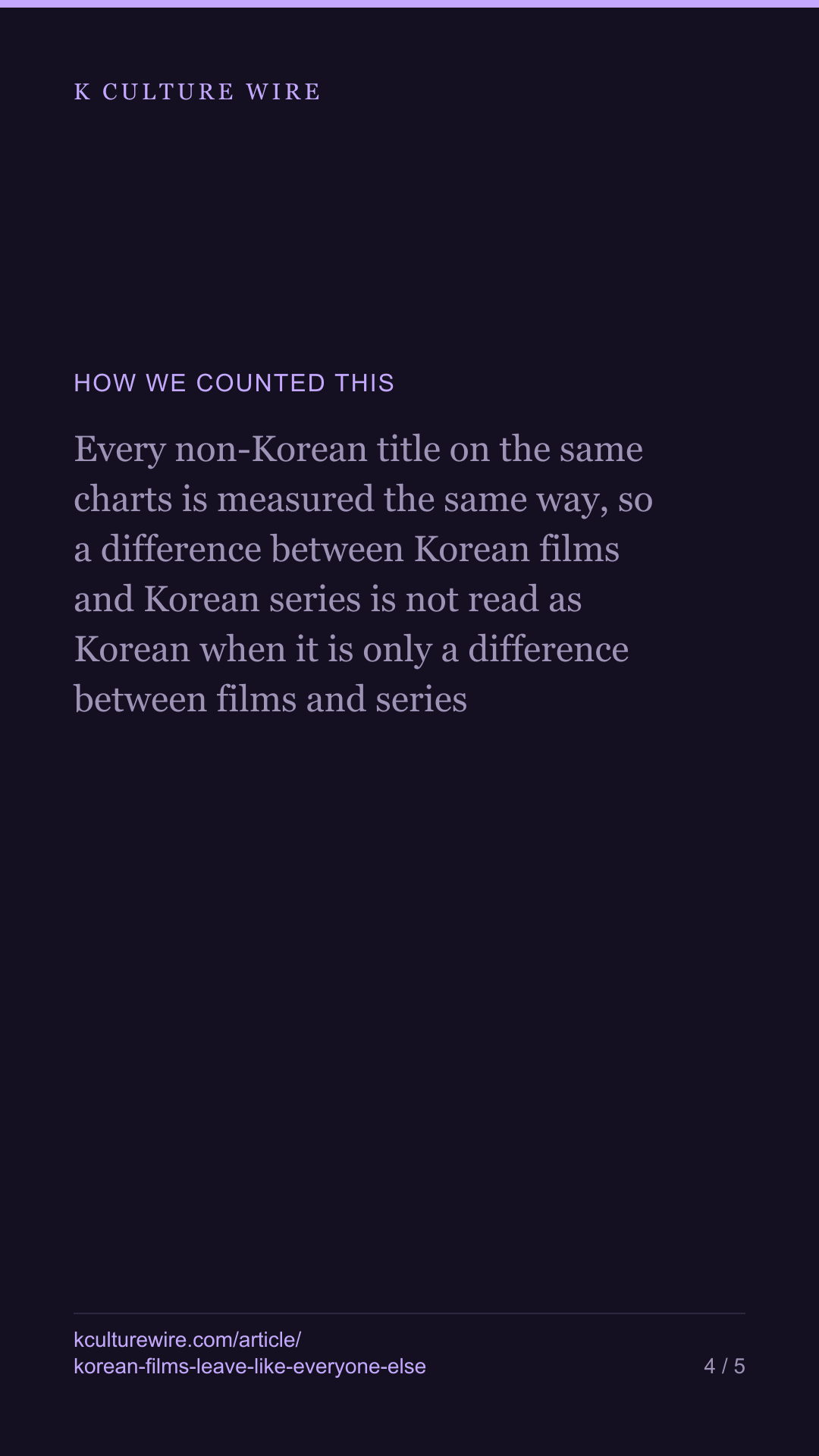 Korean films leave a Netflix chart like everyone else — tall card 4 of 5