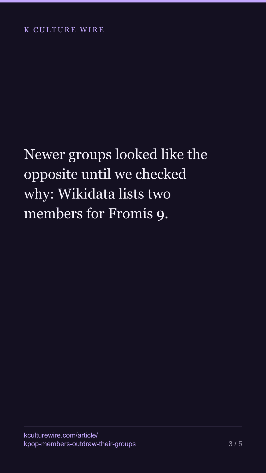 K-pop members outdraw their groups 4 to 1 — except BTS — tall card 3 of 5