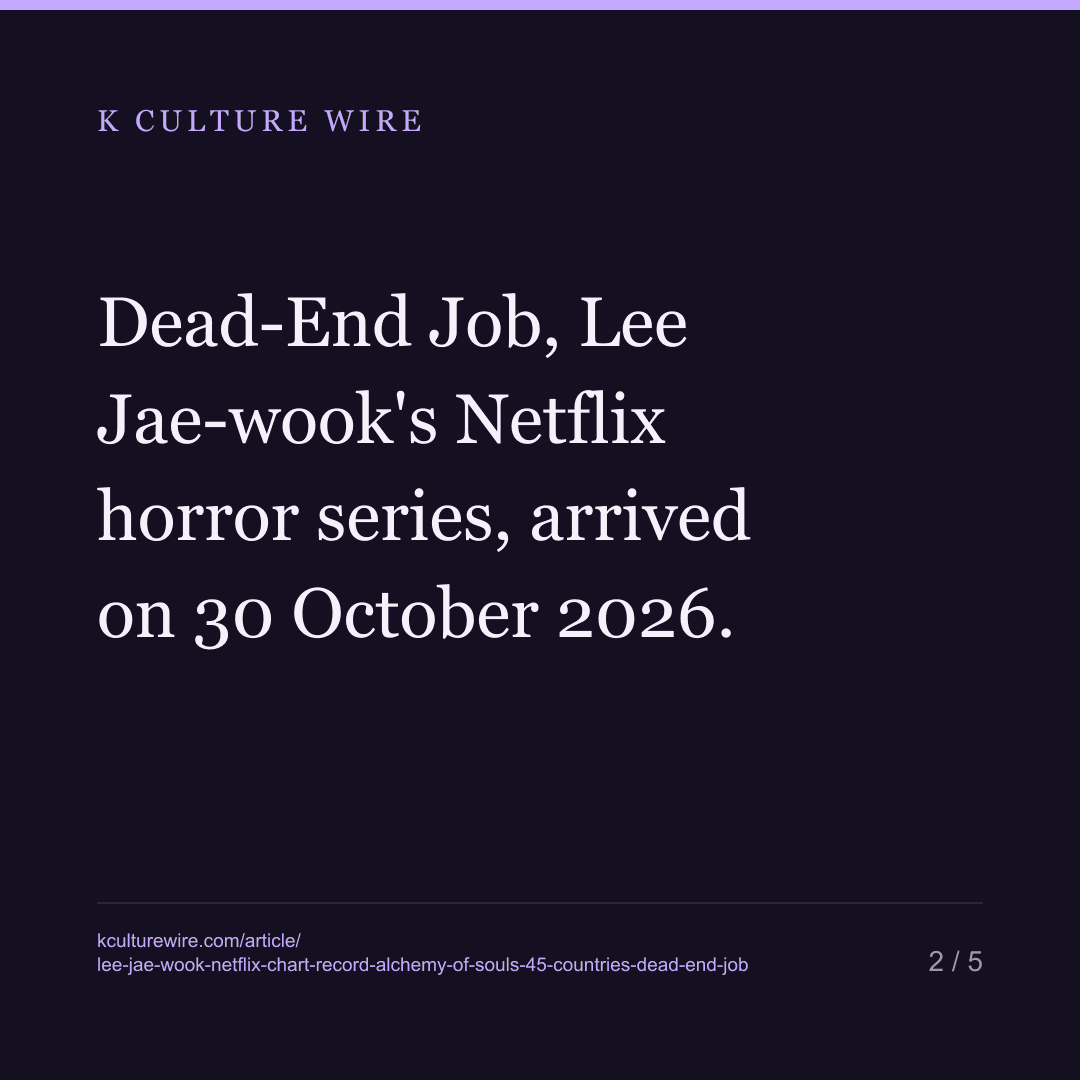 Lee Jae-wook on Netflix's Charts: Alchemy of Souls Reached 45 Countries, Dear Hongrang 40 — card 2 of 5