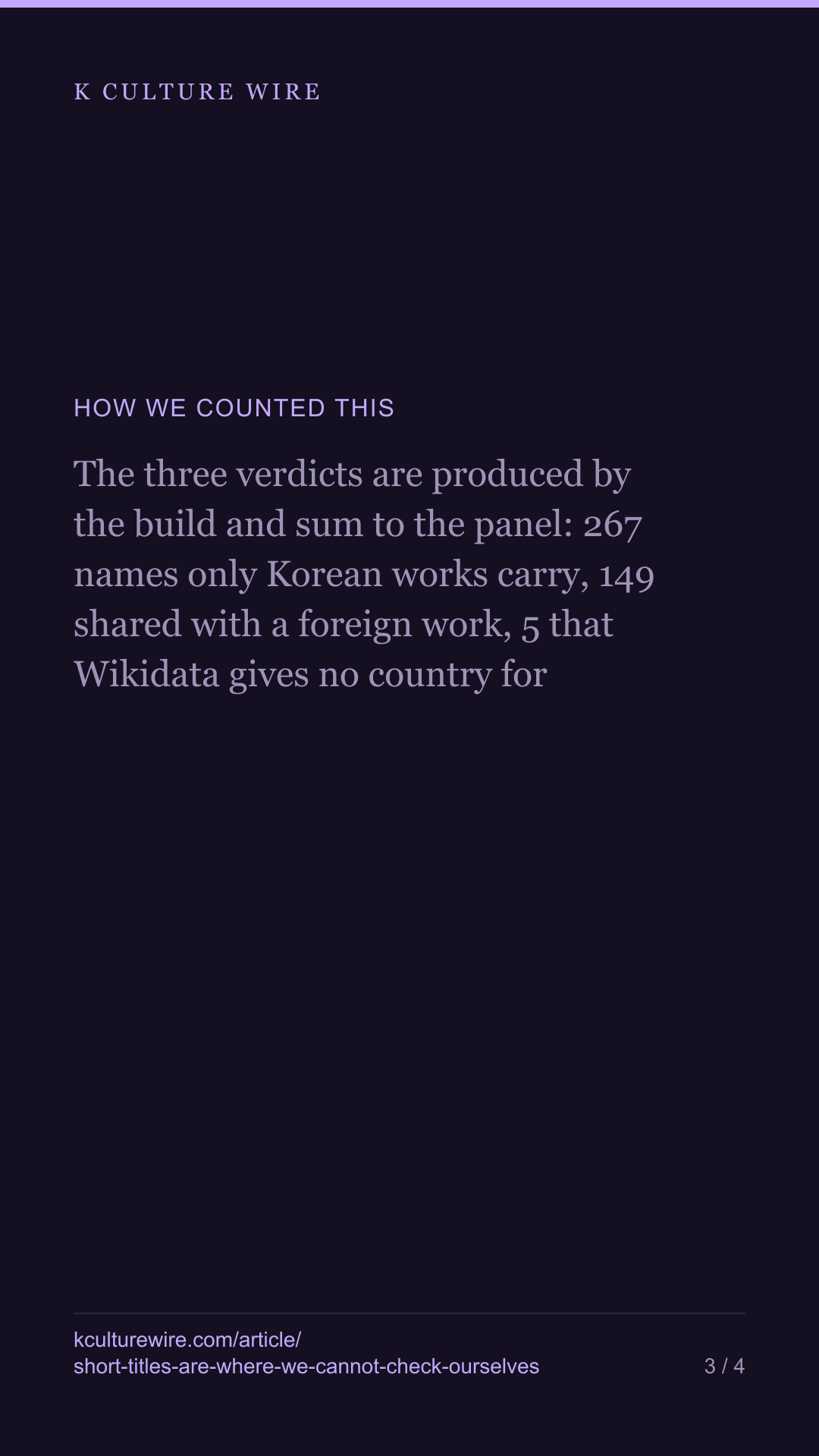 3 in 5 Korean film titles share a name with a foreign work — tall card 3 of 4