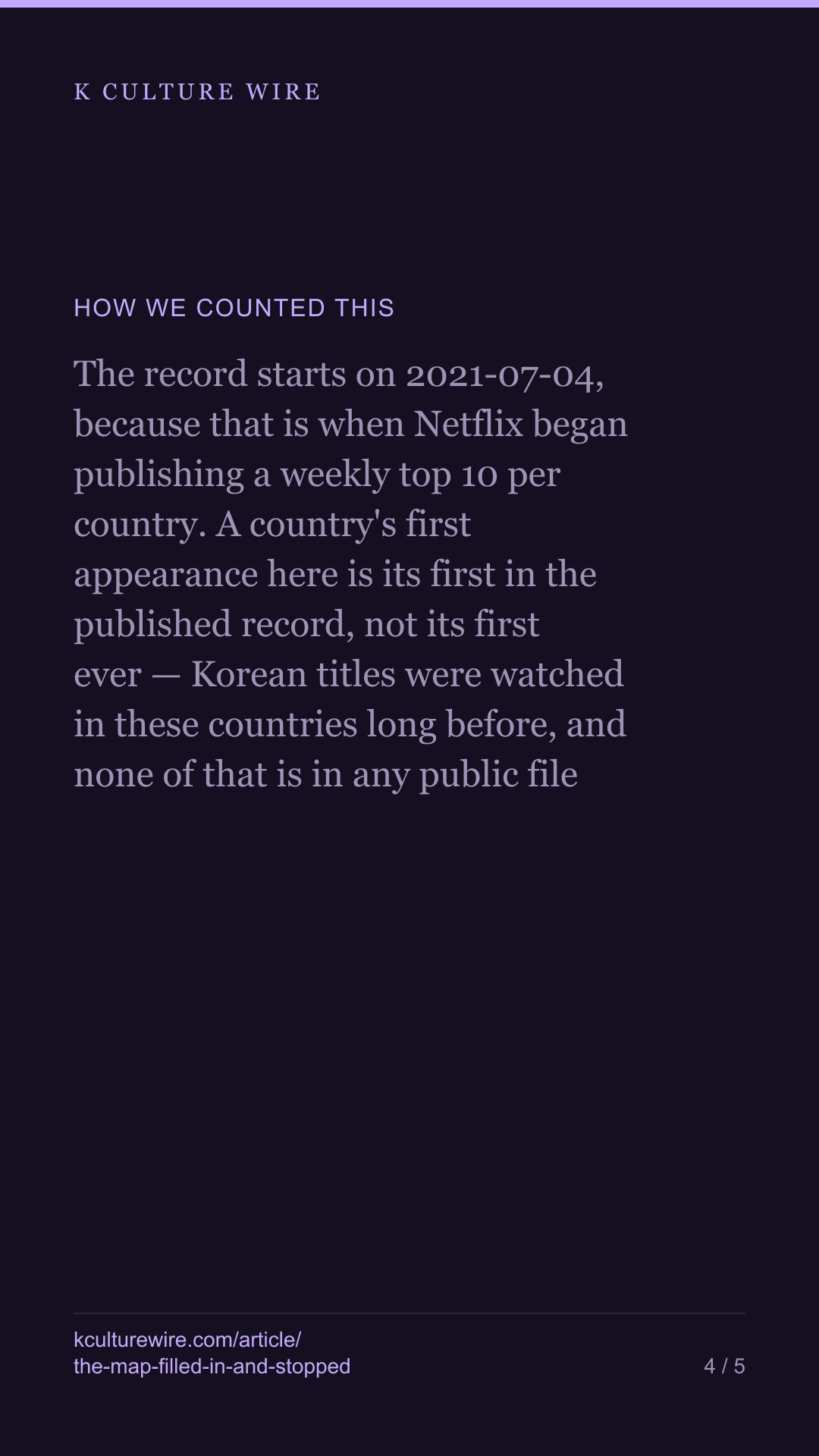Every Netflix country had a Korean title by Sept 2021 — tall card 4 of 5