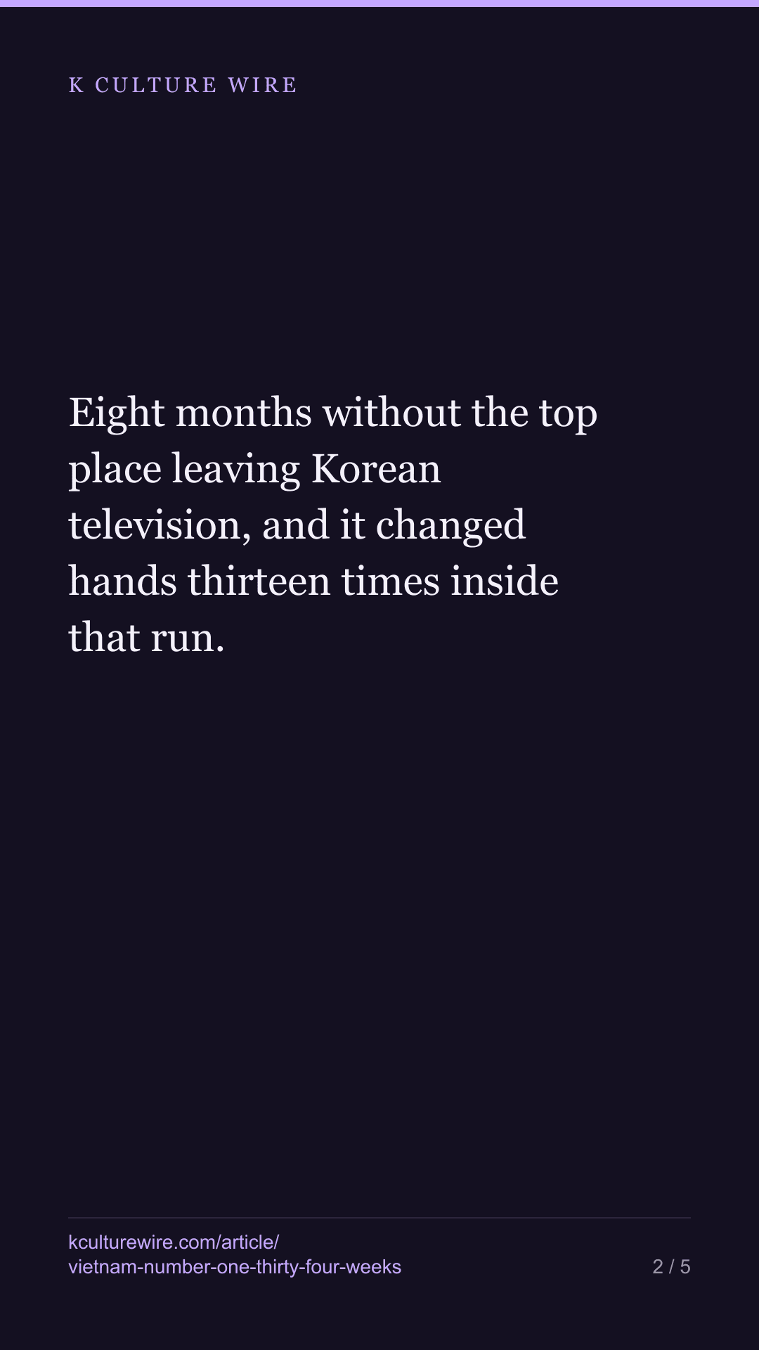 Vietnam’s number one was Korean 34 weeks — 11 titles — tall card 2 of 5