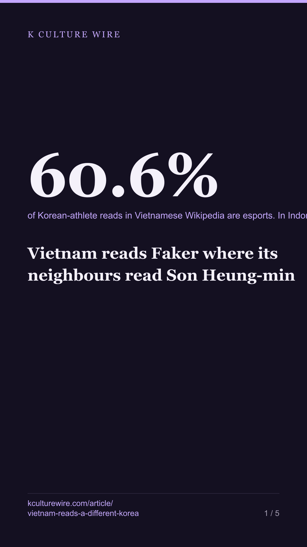 Vietnam reads Faker where its neighbours read Son Heung-min — tall card 1 of 5