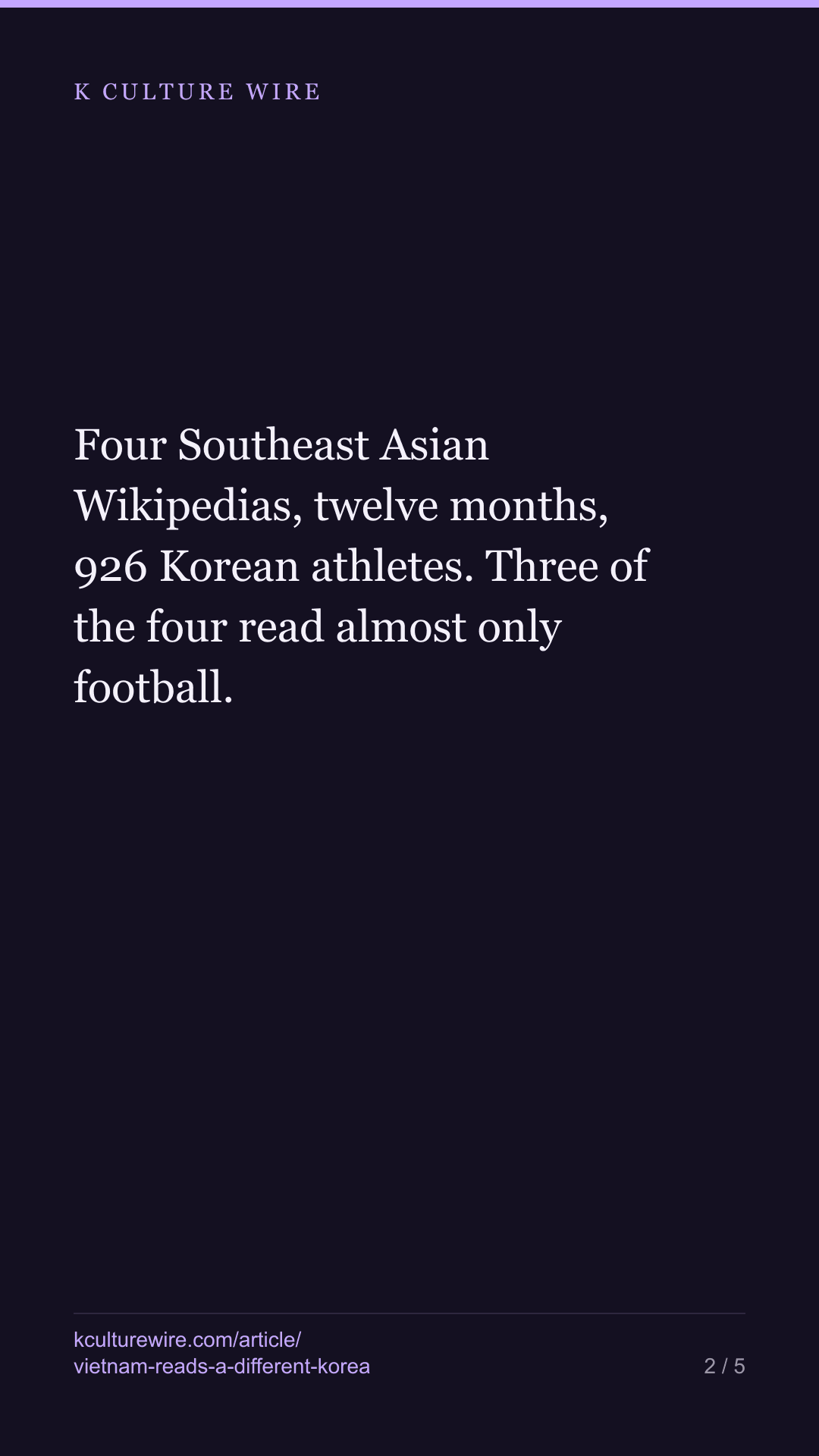Vietnam reads Faker where its neighbours read Son Heung-min — tall card 2 of 5