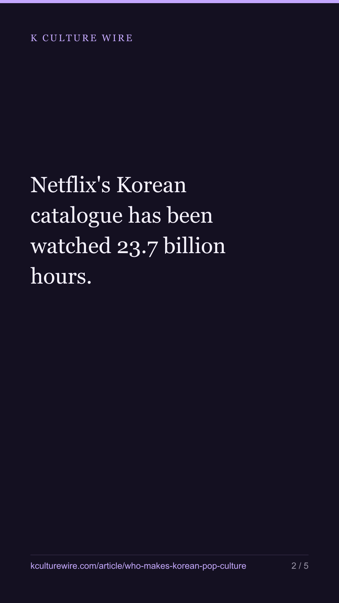 Korea’s pop-culture firms employ 15,072, for half as long — tall card 2 of 5